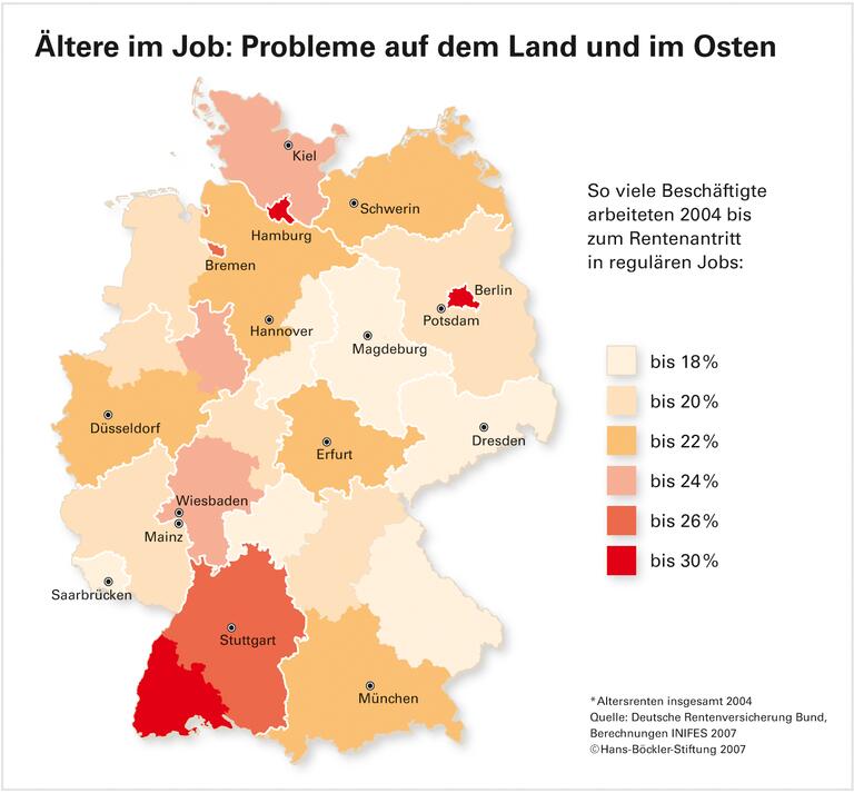Babyboomern droht schwieriger Abschied aus dem Erwerbsleben
