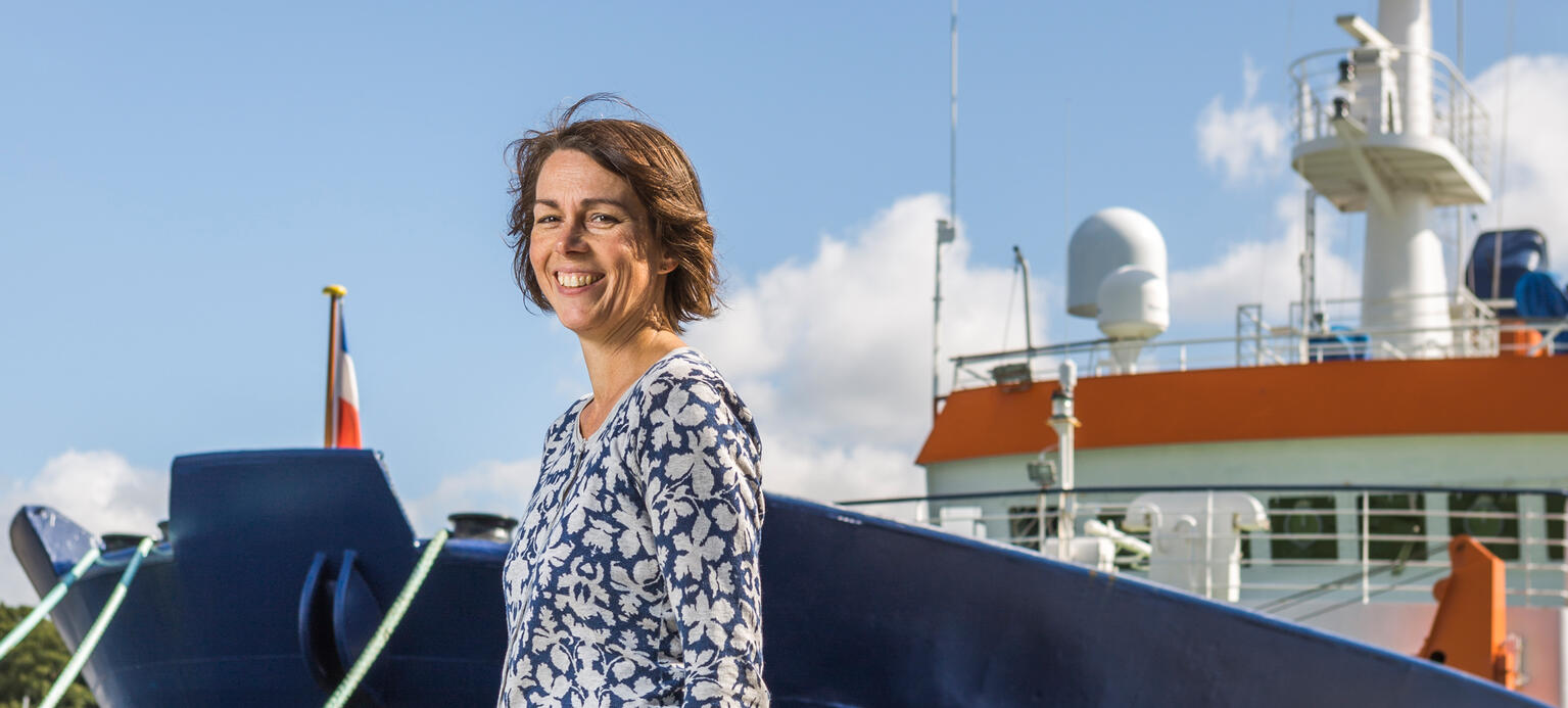 Meeresforscherin Anja Reitz: Statt Arzthelferin zu werden, studierte sie mit einem Böckler-Stipendium – und promovierte in Geochemie.