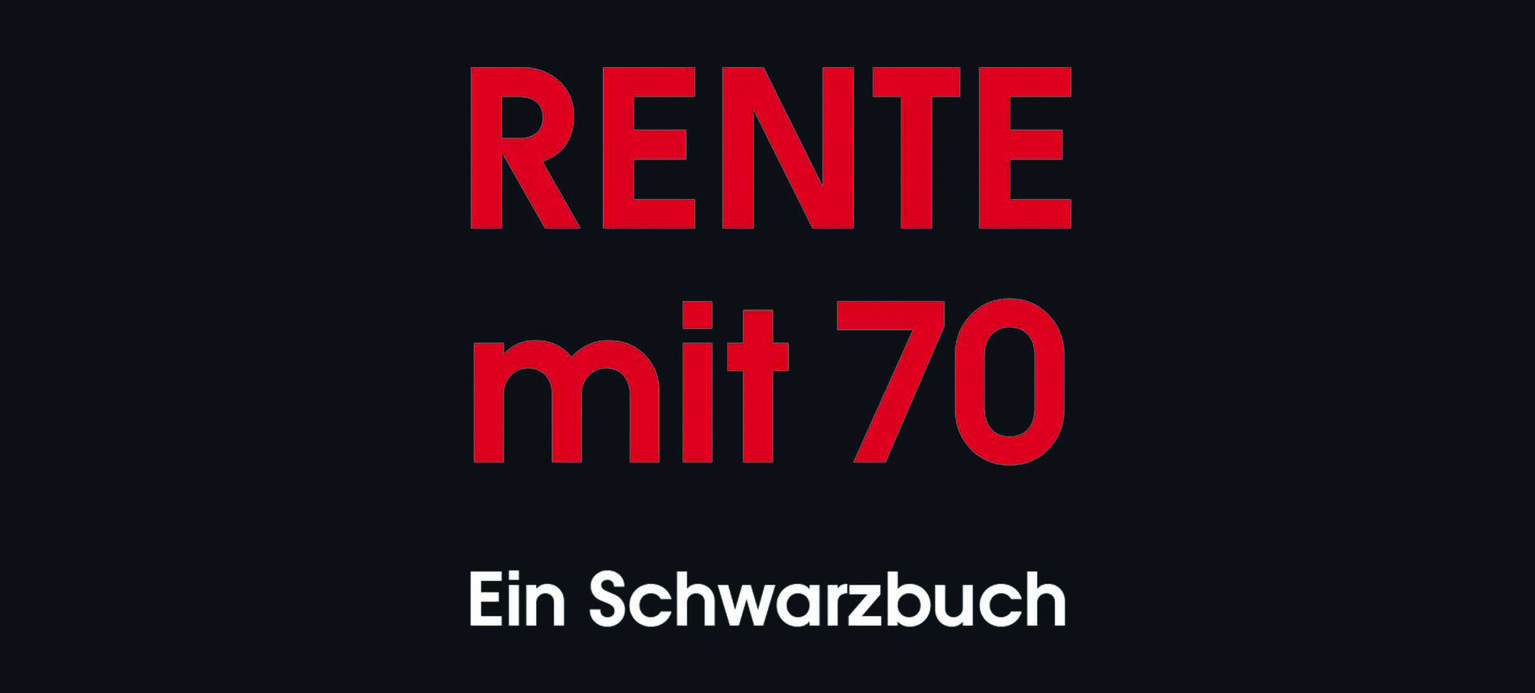 Erst der Knochenjob, dann die knappe Rente Annelie Buntenbach/Markus Hofmann/Ingo Schäfer (Hrsg.): Rente mit 70. Ein Schwarzbuch. Berlin, Christoph Links Verlag 2017. 192 Seiten,15 Euro