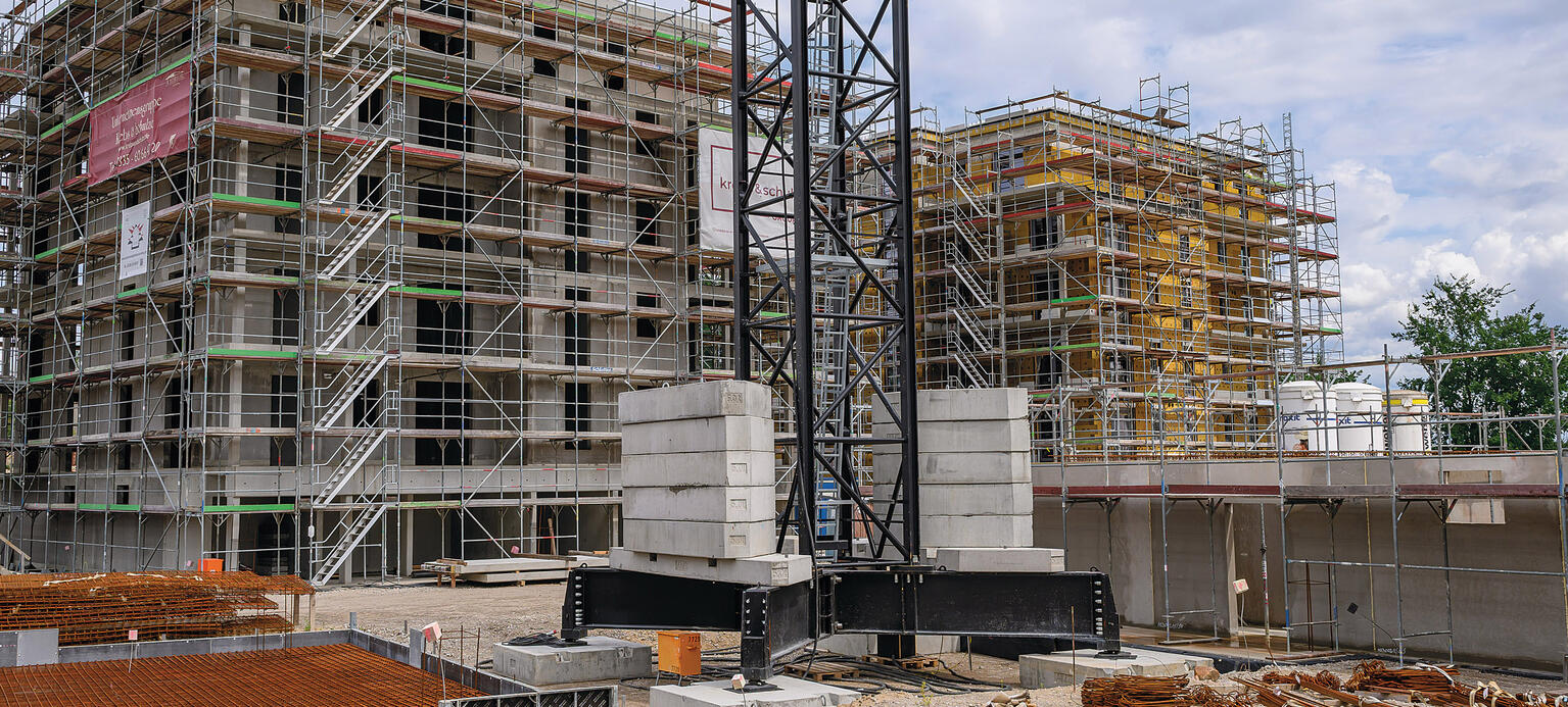 Baustelle in Frankfurt an der Oder