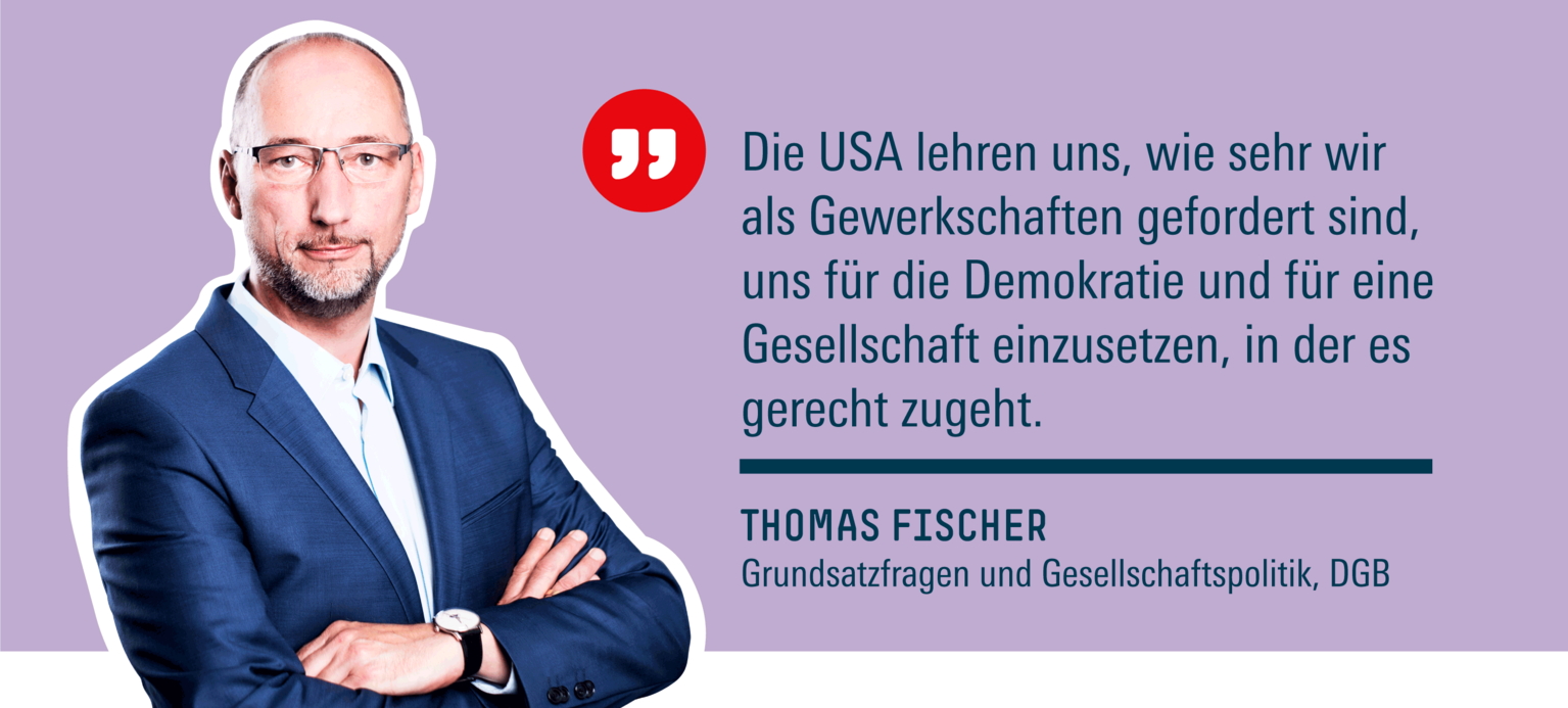 Thomas Fischer DGB US Wahl