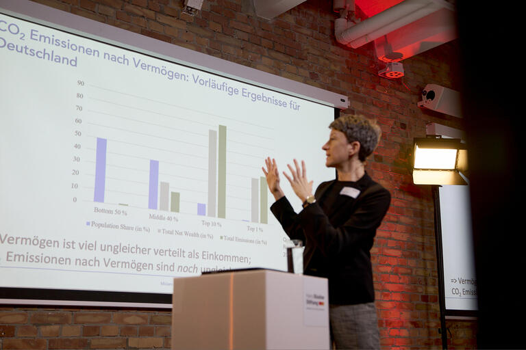 Miriam Rehm auf dem Podium