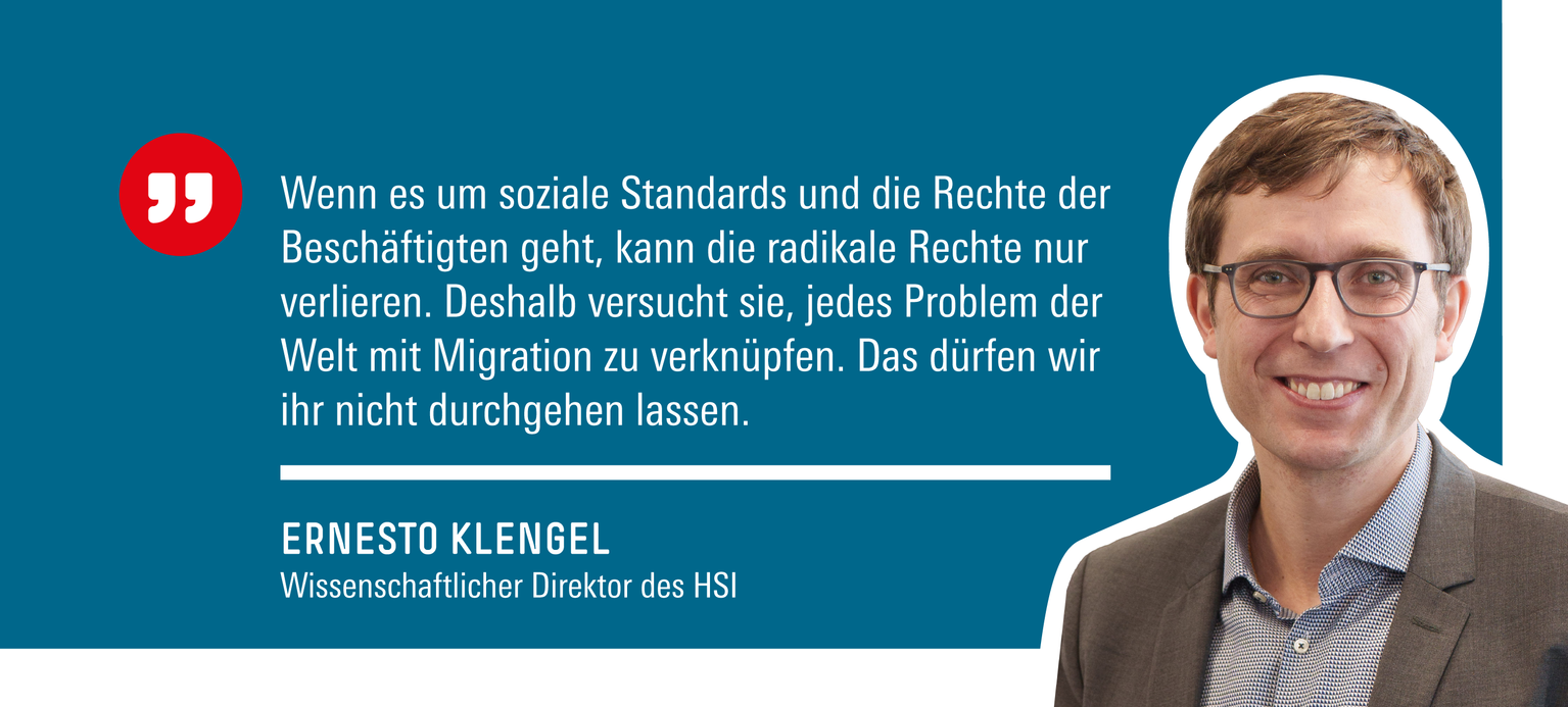 Das Bild zeigt Ernesto Klengel, den Wissenschaftlichen Direktor des Hugo Sinzheimer Instituts für Arbeits- und Sozialrecht der Hans-Böckler-Stiftung. 