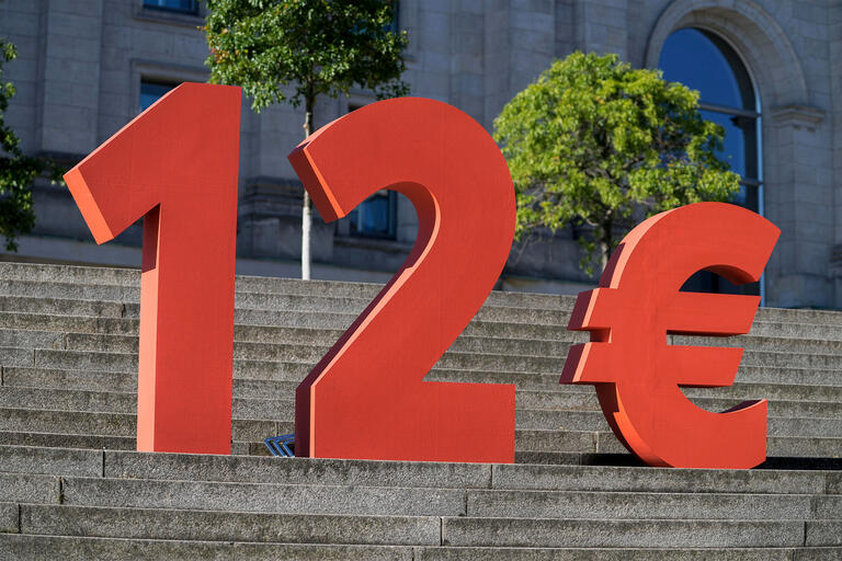 Mindeslohn, 12 Euro, regional  Mindestlohn