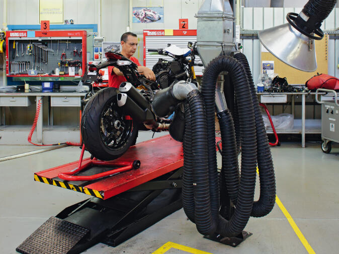 Produktion bei Ducati