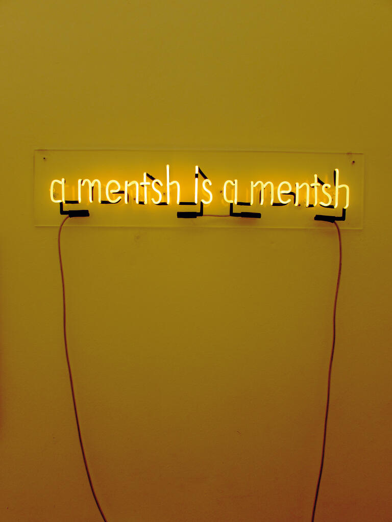 o. T. – a mentsh is a mentsh (2020)