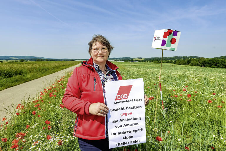 Edeltraud Nülle im Beller Feld