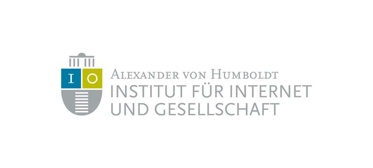 Logo des Alexander von Humboldt Institut für Internet u. Gesellschaft (HIIG)