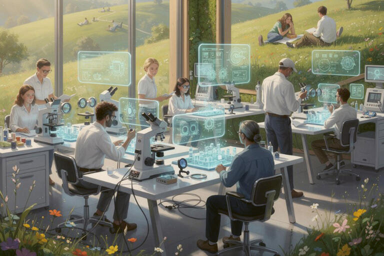 Die Arbeit der Zukunft, gemeinsam entworfen von Mensch und Künstlicher Intelligenz
