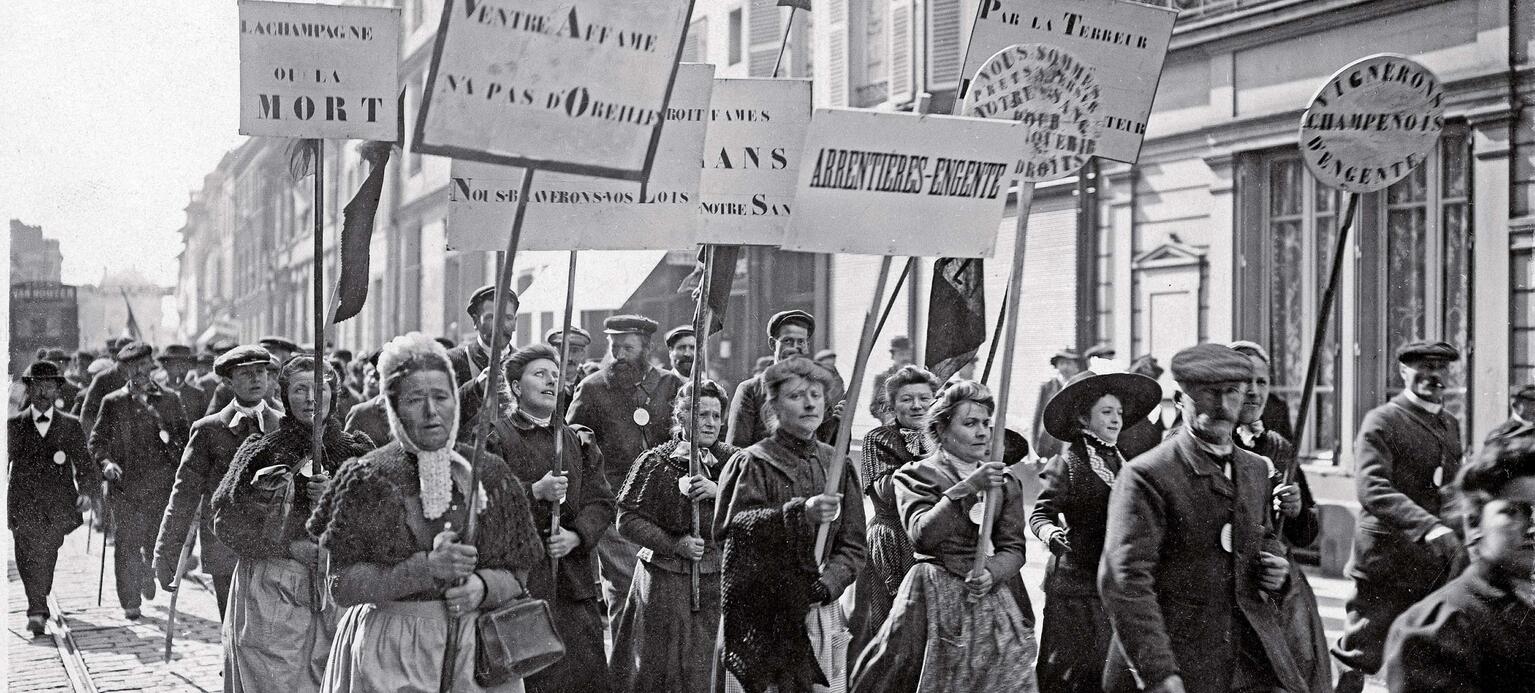 Champagner-Auftstand 1911