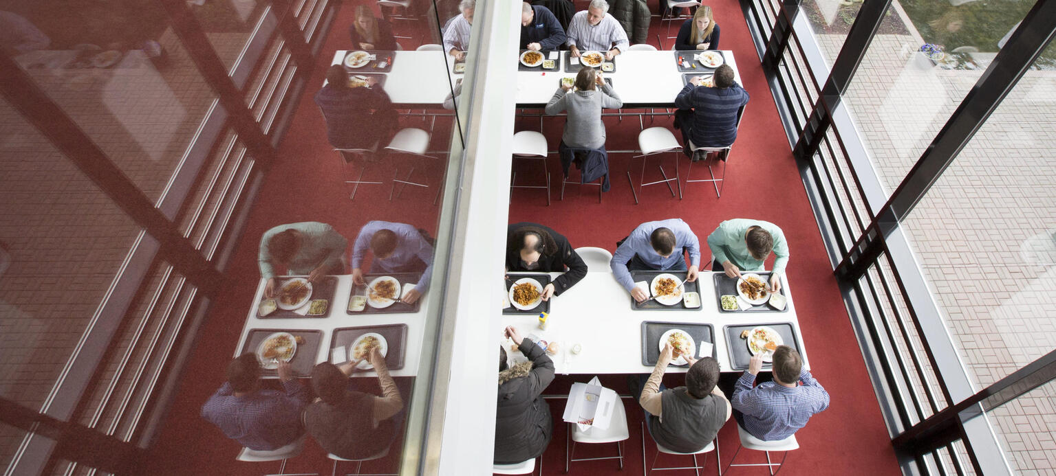 Blick in eine Kantine