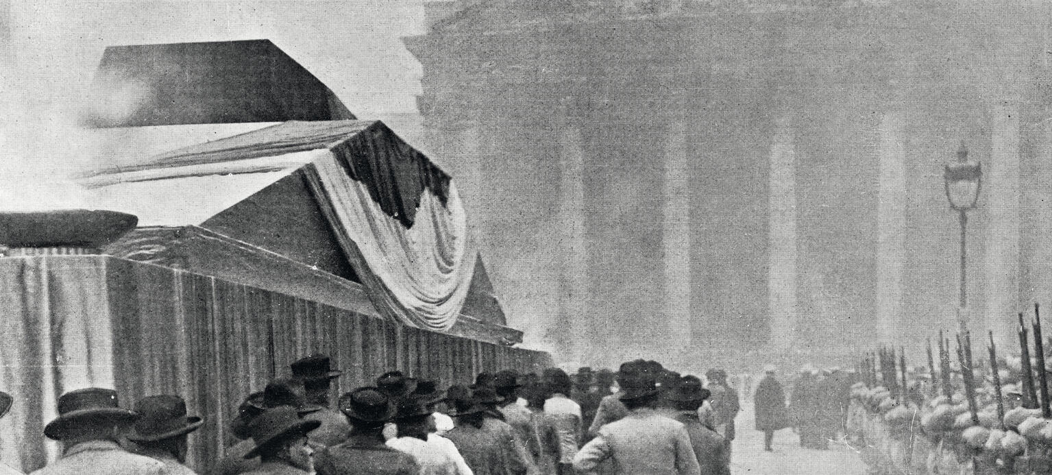 Der französische Politiker Jean Jaurès wird ins Pantheon gebracht