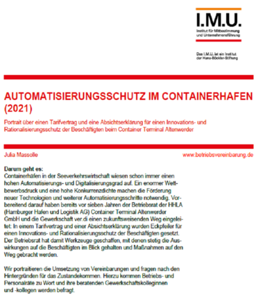 Portrait: Automatisierungsschutz im Containerhafen