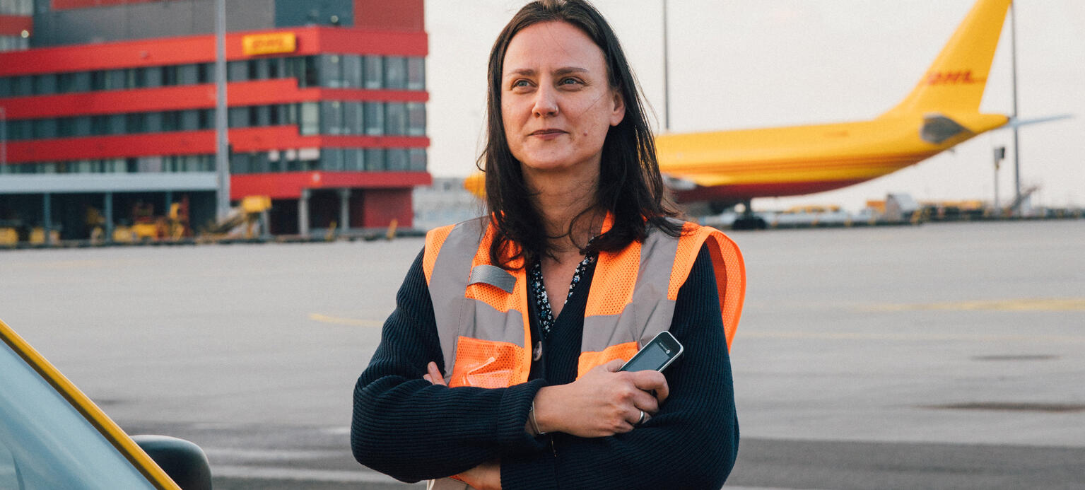 Kristin Mingram, Arbeitnehmervertreterin bei DHL Hub Leipzig