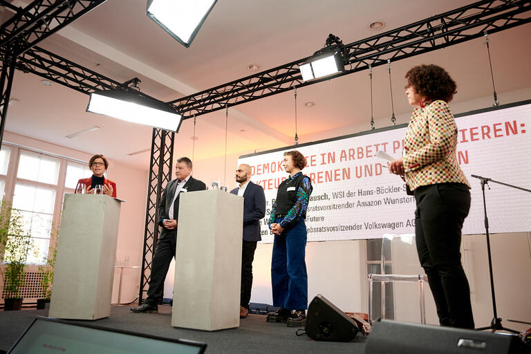 Bettina Kohlrausch auf dem Festakt 70 Jahre Betriebsverfassungsgesetz
