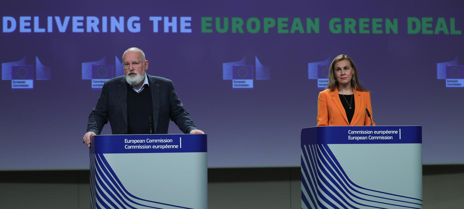 Green New Deal der EU wird vorgestellt