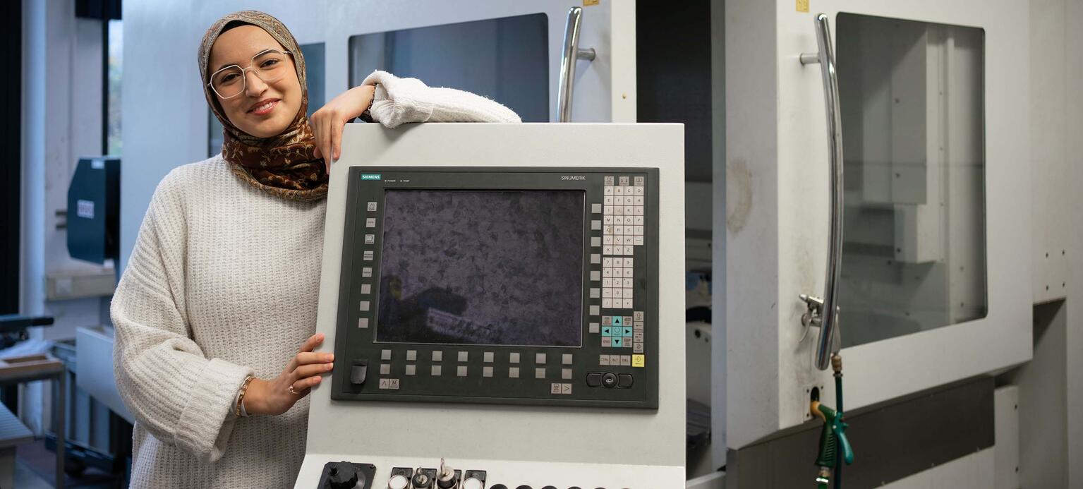 Shad Alkudr studiert Maschinenbau an der Hochschule in Köln