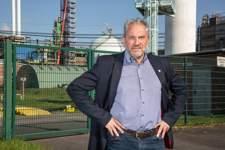 Heinz Coltro, Gesamtbetriebsratsvorsitzender der Vinnolit GmbH & Co. KG,