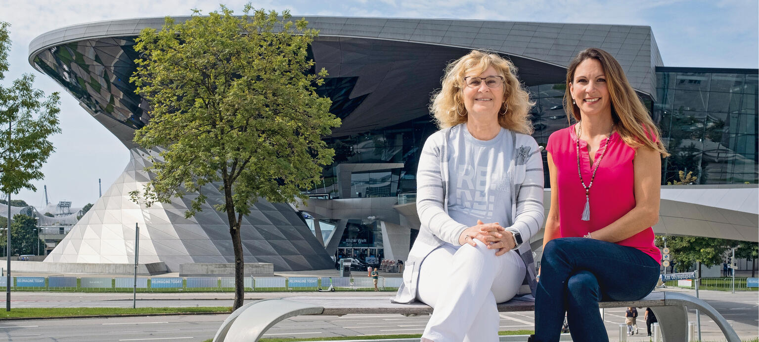 Bei BMW ist Führung teilbar, auch dank des Einsatzes der Betriebsrätinnen Elisabeth Altmann-Rackl (l.) und Sonja Szicher.