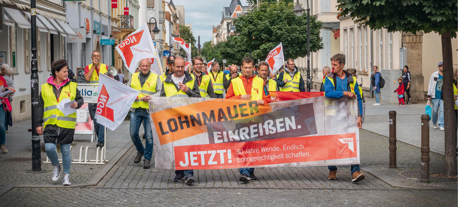 Jetzt reicht‘s! – Streik der Nudelwerker auf der Riesaer Hauptstraße