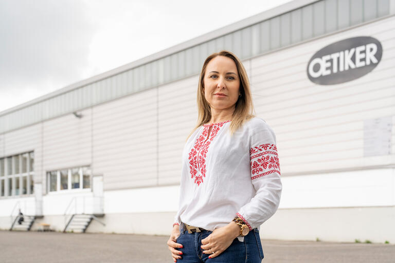 Inna Mitternacht, Betriebsratsvorsitzende bei Oetiker