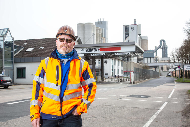 Josef Duchnik ist Vorsitzender des Gesamtbetriebsrates der Schwenk Zement GmbH