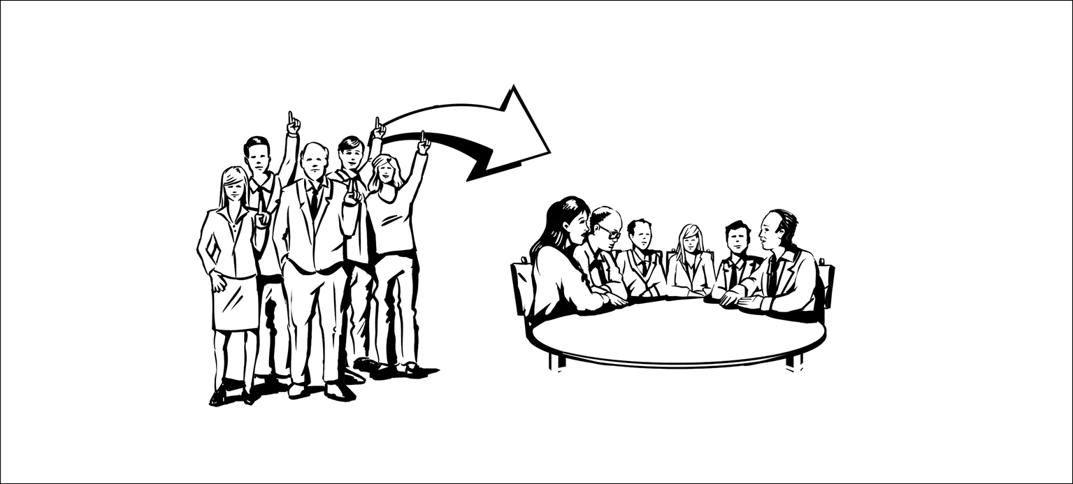 Illustration zum Video 'Mitbestimmung im Aufsichtsrat'