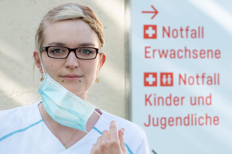 Bettina Rödig arbeitet als Kinderkrankenpflegerin und Betriebsrätin an der München Klinik Schwabing.