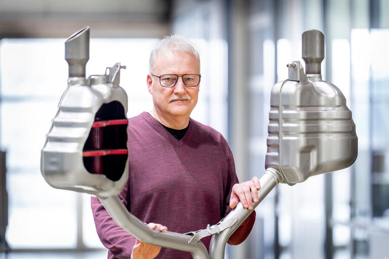 Ralf Kühnle, Betriebsratsvorsitzender der Firma Boysen in Altensteig