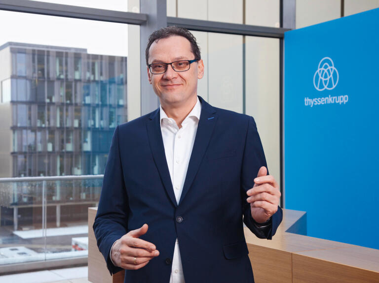 Übernahm inmitten der Krise selbstbewusst den Vorsitz im Aufsichtsrat der thyssenkrupp Ag: Markus Grolms von der ig Metall.