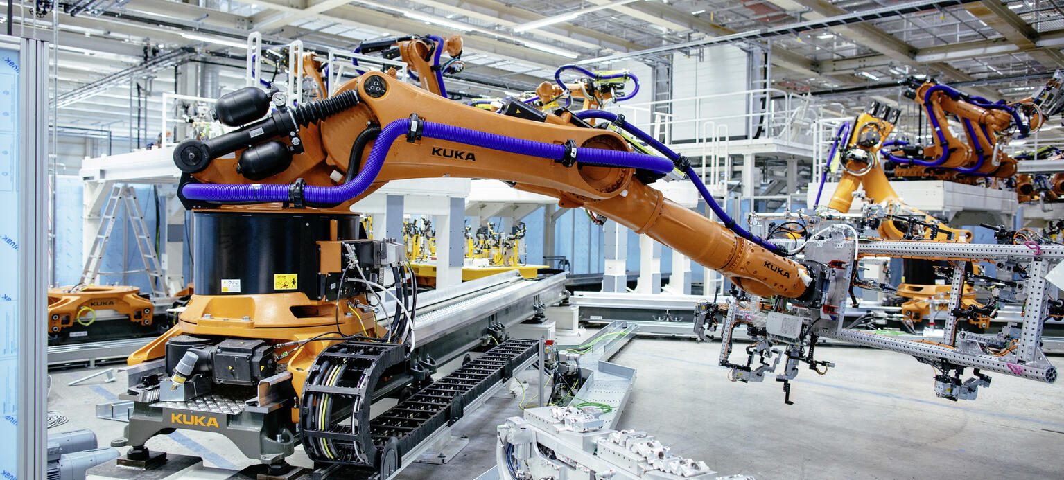 Roboter im VW Werk