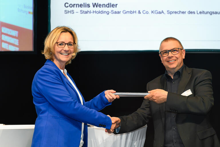 Beatrice Fiege auf der Bühne