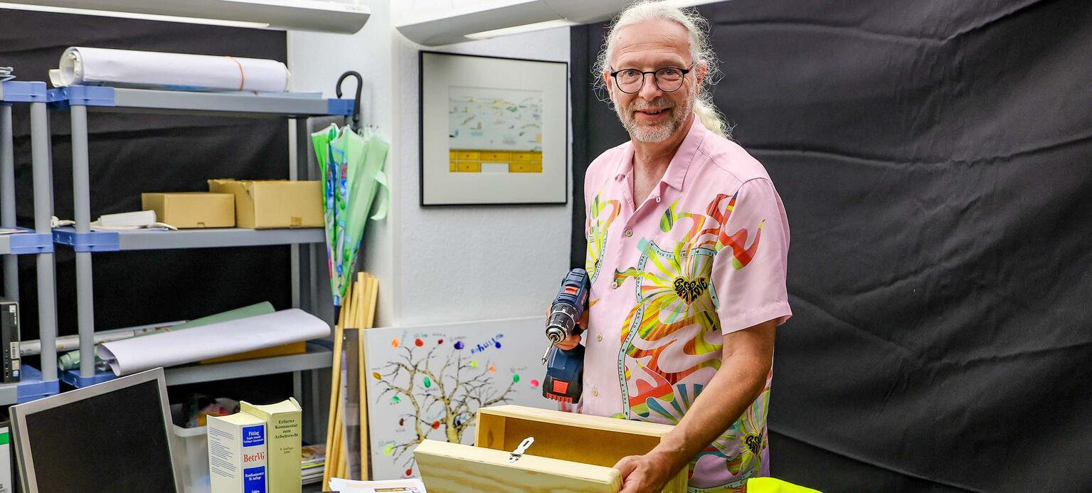 Torsten Schulz, Berater bei der Technologieberatungsstelle NRW des DGB und Leiter des Projekts im Escape-Room