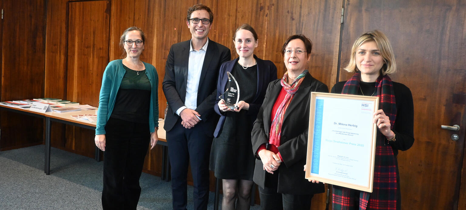 Verleihung des Hugo Sinzheimer Preises an Milena Herbig 