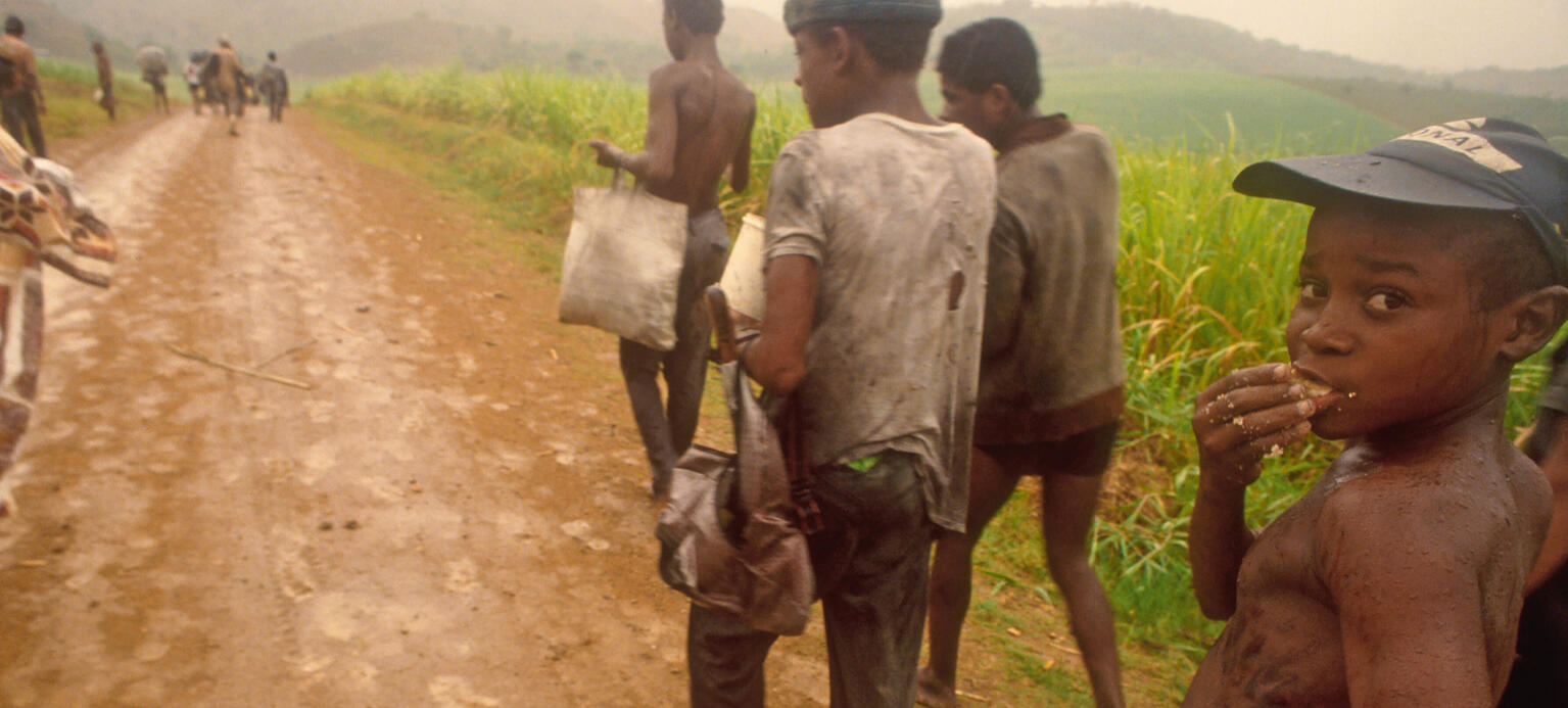 Landarbeiter auf einer Plantage in Brasilien