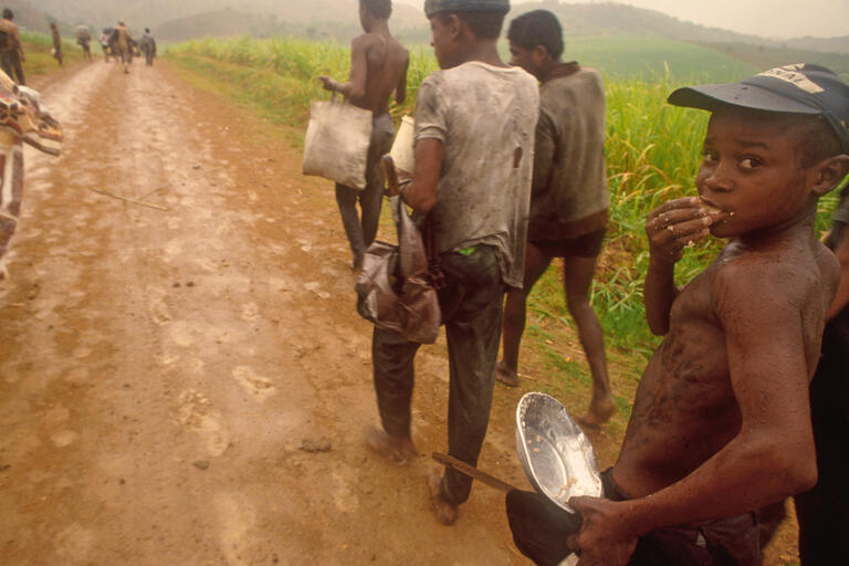 Landarbeiter auf einer Plantage in Brasilien