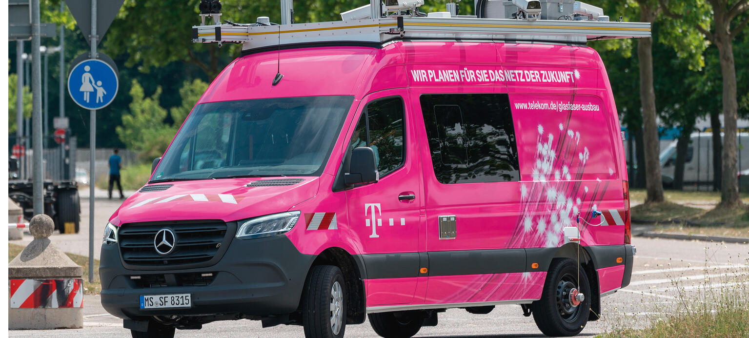 Technik-Van der Firma Telekom