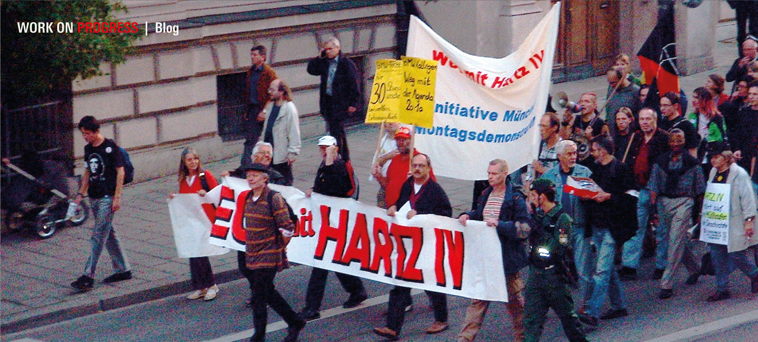 Montagsdemonstration gegen Hartz IV