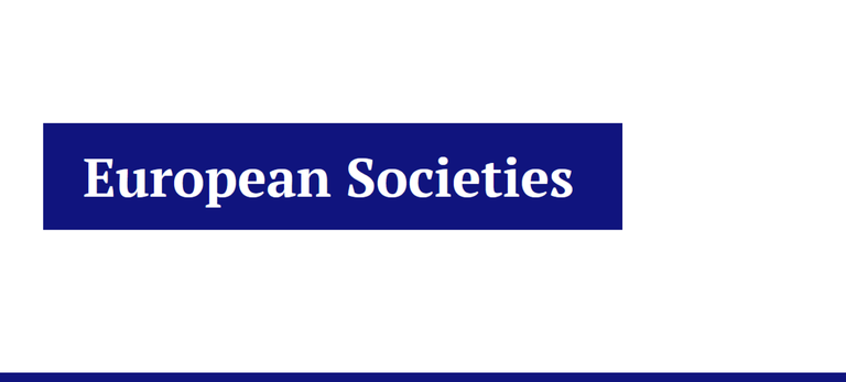 Cover Journal European Societies