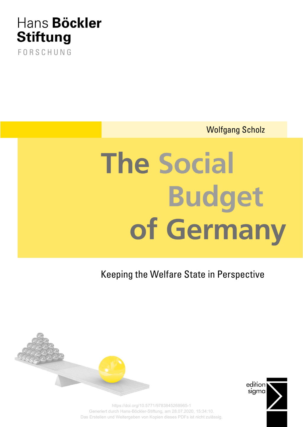 The Social Budget of Germany
