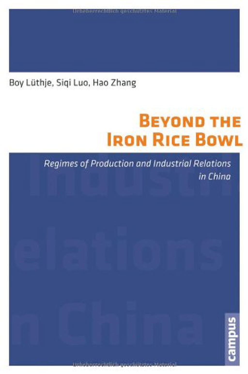 Beyond the Iron Rice Bowl