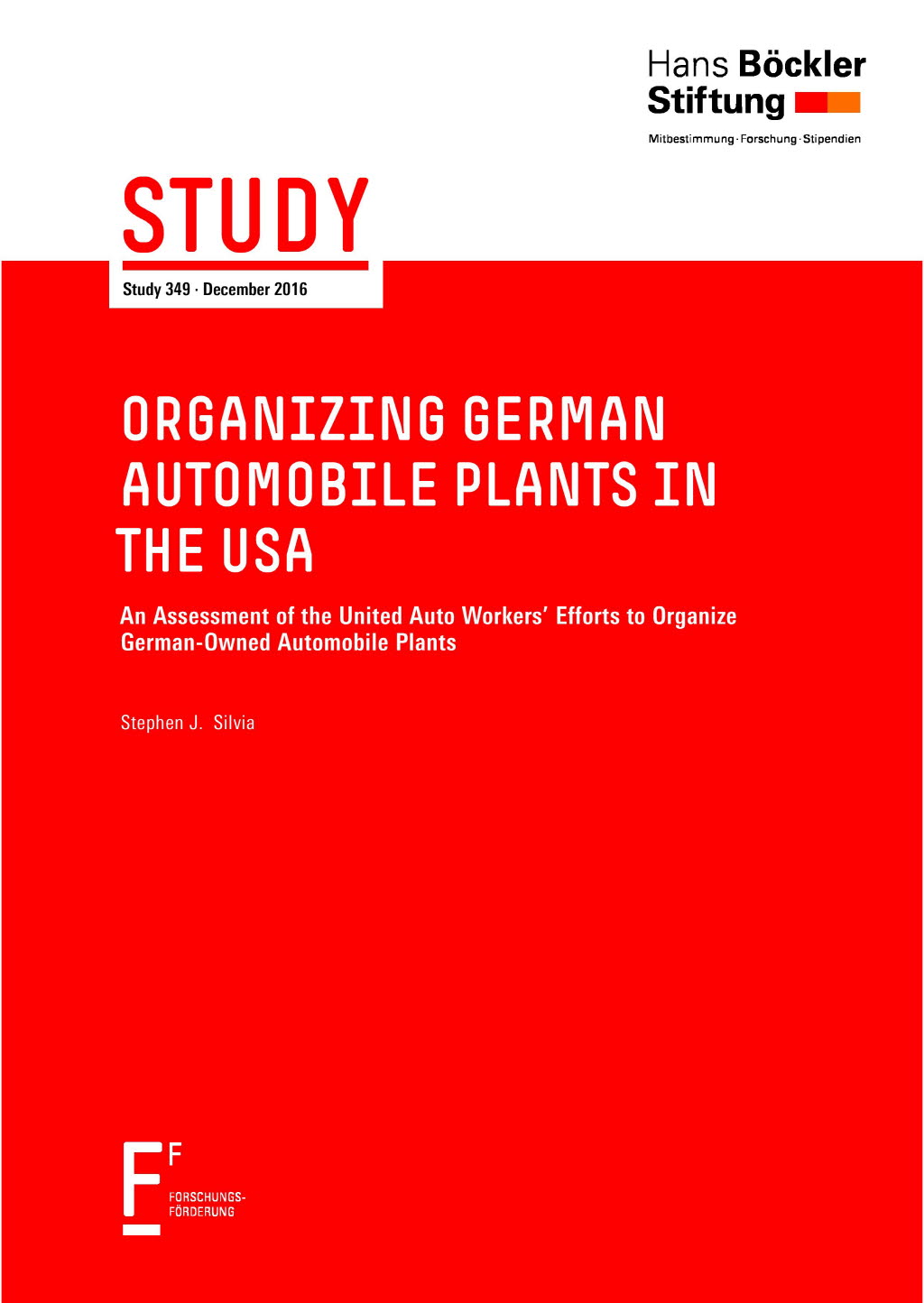 Organizing German automobile plants in the USA
