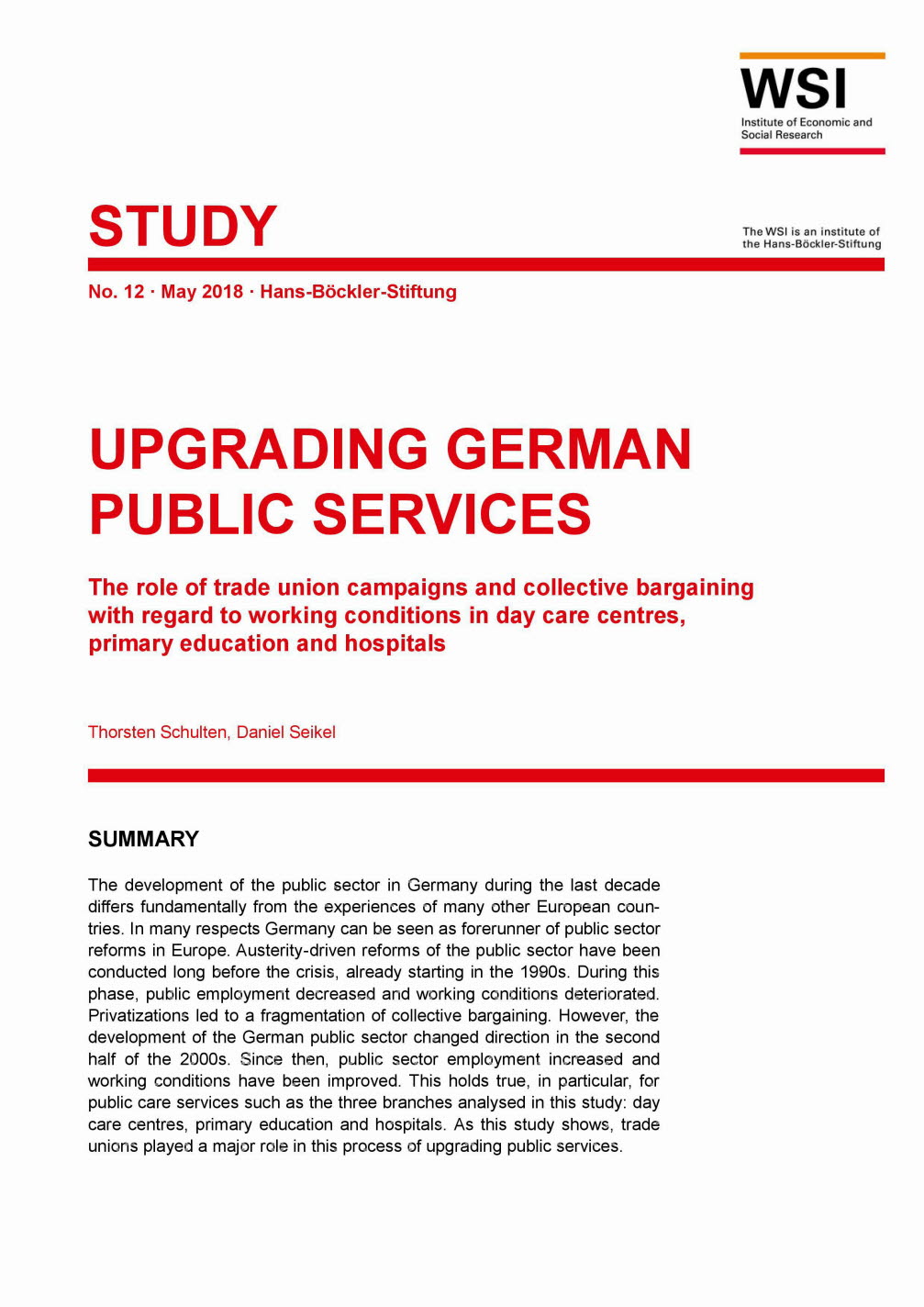 Upgrading German public services