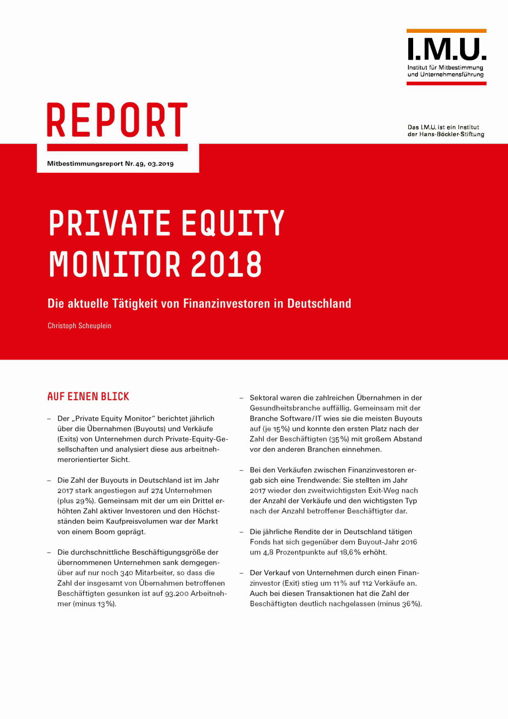 Private Equity Monitor 2018