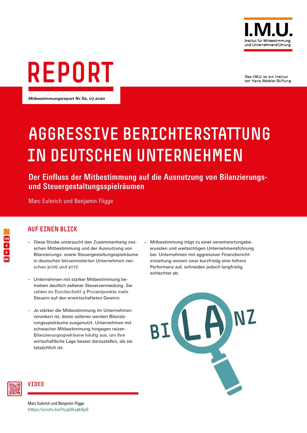 Aggressive Berichterstattung in deutschen Unternehmen