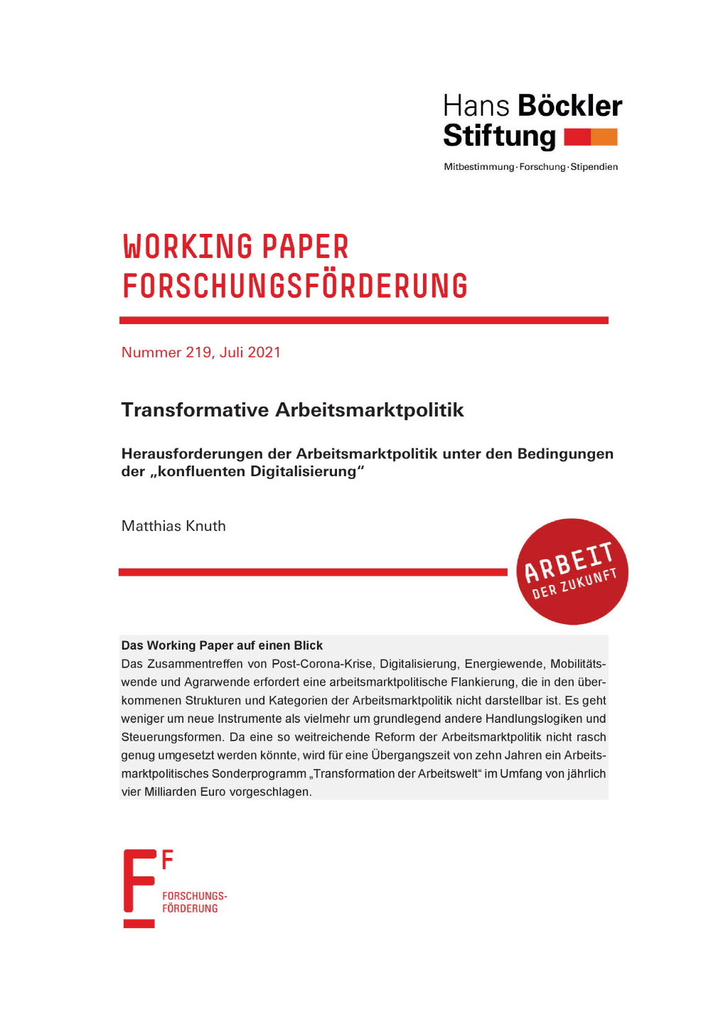 Transformative Arbeitsmarktpolitik
